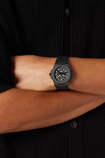 x Fatcarbon Dark Matter Quartz Watch, 40mm