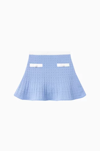 Pointelle Skirt in Knit