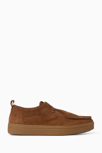 Moc Toe Light Shoes in Suede