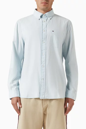 Button-up Shirt in Chambray