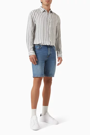 Stripe Shirt in Linen