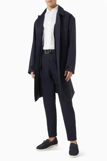 3-in-1 Oversized Car Coat in Stretch Nylon