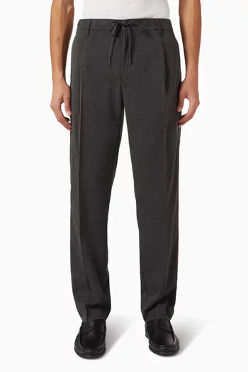 Pleated Pants in Viscose-blend