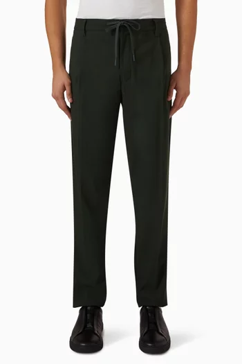 Pleated Pants in Viscose-blend