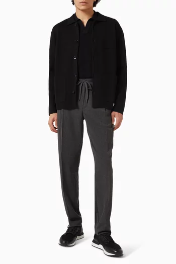 Relaxed-fit Cardigan in Organic Cotton-blend