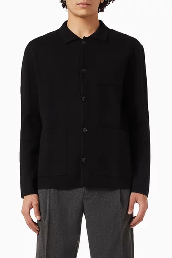 Relaxed-fit Cardigan in Organic Cotton-blend