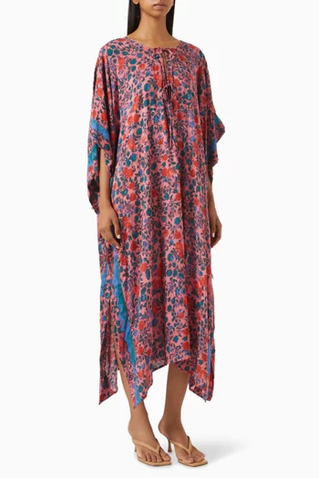 Paulina Printed Kaftan in Rayon