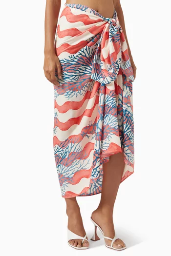 Printed Sarong in Rayon