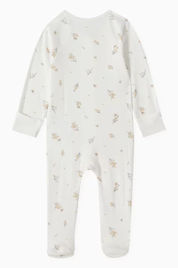 Essentials Zip-up Sleepsuit in Organic Cotton