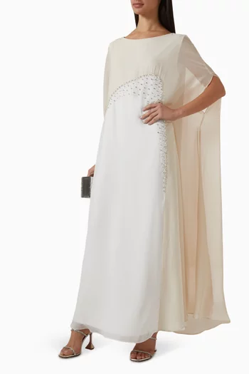 Crystal-embellished Cape Kaftan