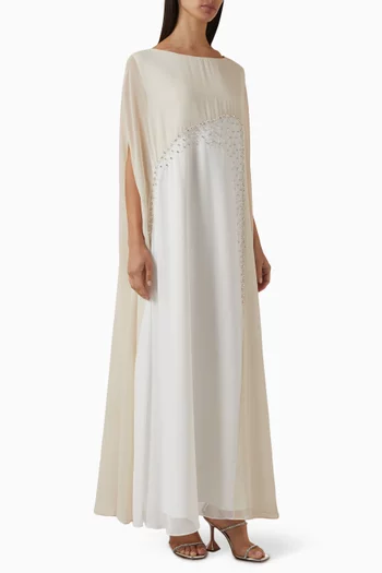 Crystal-embellished Cape Kaftan