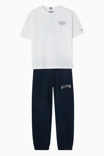 Mixed Graphic Sweatpants