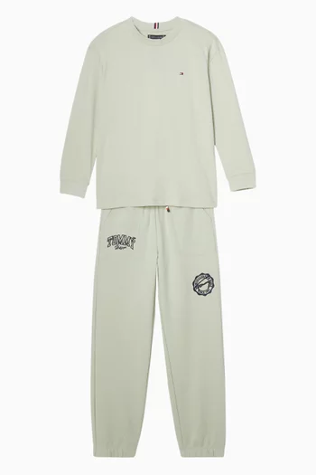 Varsity Embroidered Sweatpants