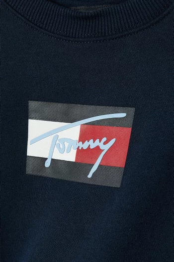 Signature Logo Sweatshirt in Cotton-blend