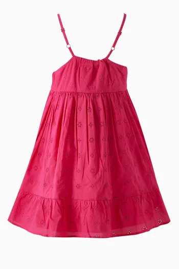 Broderie Anglaise Dress in Cotton