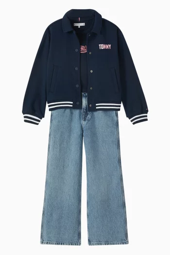 Logo Bomber Sweatshirt