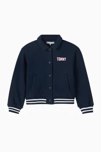 Logo Bomber Sweatshirt