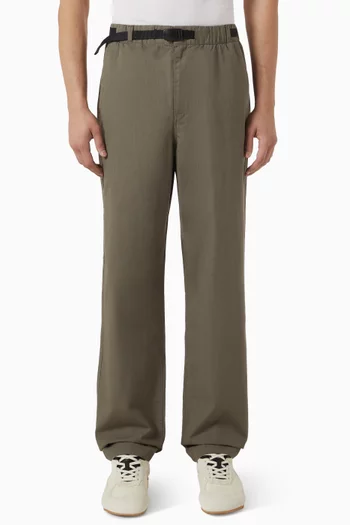 Ripstop Belted Pants in Cotton