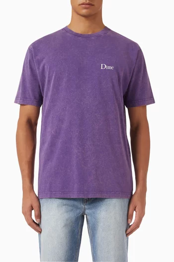 Classic Small Logo T-shirt in Cotton