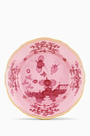 Antico Doccia Flat Dessert Plate in Porcelain, 21cm