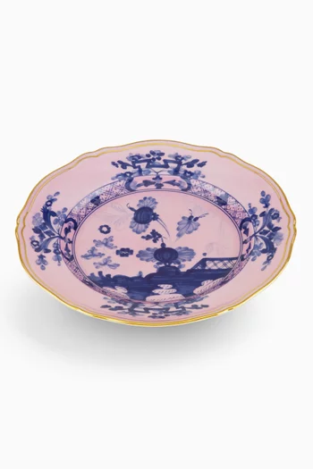 Antico Doccia Flat Dessert Plate in Porcelain, 21cm