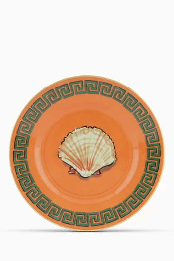 Il Viaggio di Nettuno Flat Bread Plate in Porcelain, 16cm