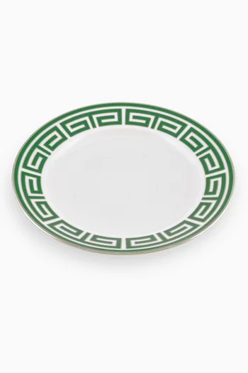 Round Flat Plate in Porcelain, 30.5cm