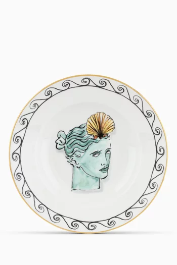 Soup Plate in Porcelain, 24.5cm