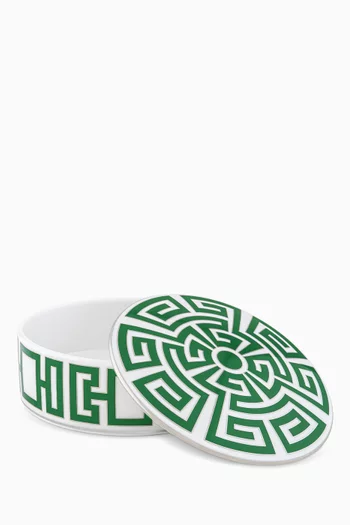 صندوق للزينة لابيرينتو دائري بورسلين