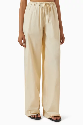 Straight-fit Pants in Cotton-blend