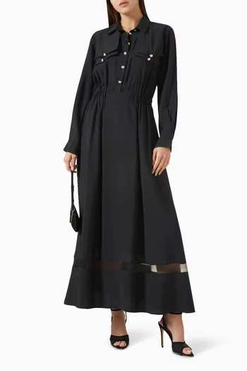 Shirt Dress in Viscose