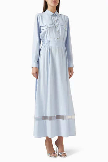 Shirt Dress in Viscose