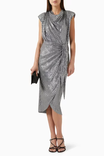 Sequin-embellished Cowl Top