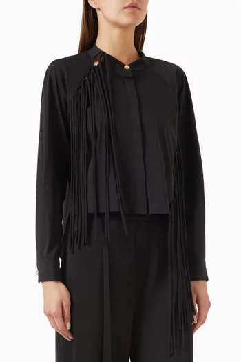 Fringe Shirt in Cotton-blend