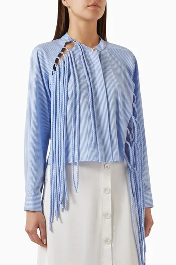 Fringe Shirt in Cotton-blend