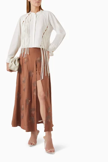 Fringe Shirt in Cotton-blend