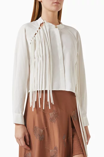 Fringe Shirt in Cotton-blend