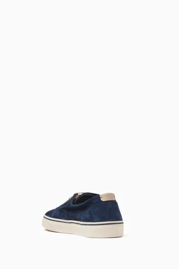 Reversed Sneakers in Leather