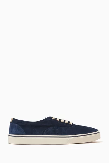 Reversed Sneakers in Leather