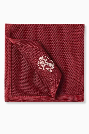 Knit Pocket Square in Cotton