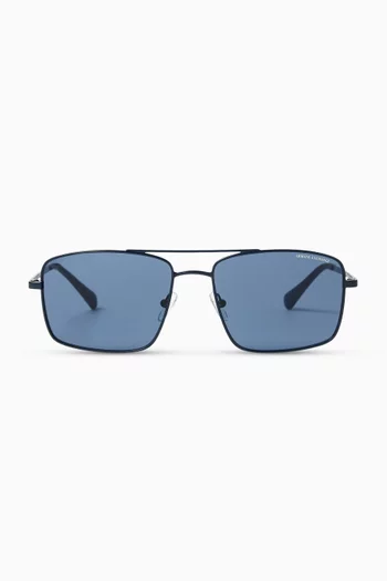 Urban Lights Aviator Sunglasses in Metal