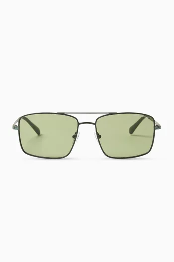 Urban Lights Aviator Sunglasses in Metal