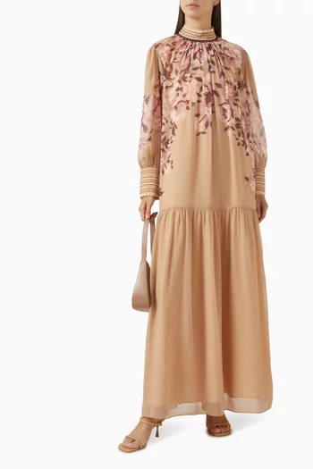 Capullito Belted Maxi Dress