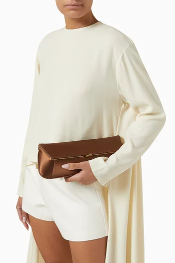 Ami Clutch in Satin