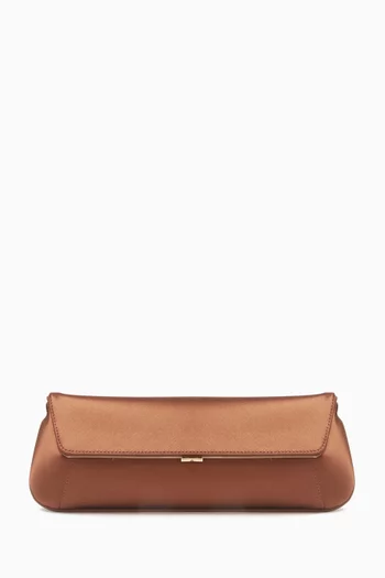 Ami Clutch in Satin