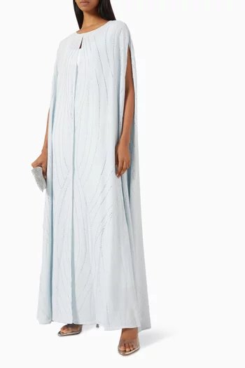 Rhinestone-embellished Cape