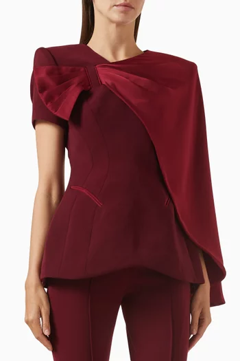 Masham Jacket in Crepe-satin