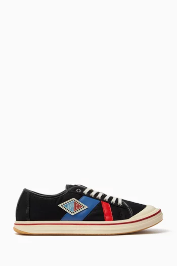 Eliot Low-top Sneakers in Canvas & Leather