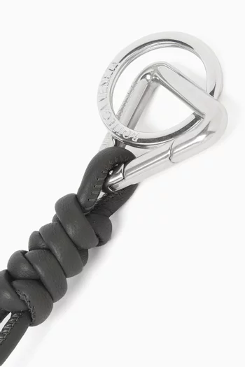 Triangle Key Ring in Nappa