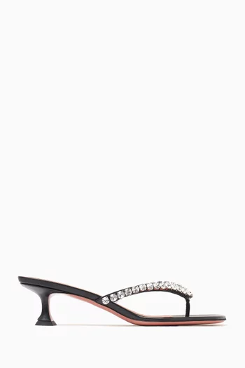 Gigi 45 Thong Sandals in Nappa Leather